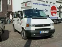 VW T4 von Radio Bremen, gesehen in der Bremer Innenstadt; Juli 2012