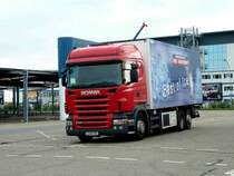 Scania R 420 von  Best of Ice  unterwegs in Bremen, Juli 2012