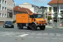 Unimog U4000 von  SEHi , unterwegs in Hildesheim, Juli 2012