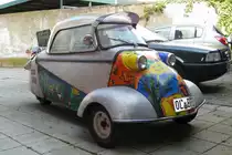 Messerschmitt steht auf einem Parkplatz in Oldenburg, Juli 2012