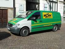 MB Vito der Autovermietung  MORK  steht in Bremen, Juli 2012