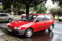 Nissan Sunny, hier als Dreit�rer (fotografiert am 24.07.2012.).