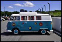 Ein Volkswagen-Bus T1 am 8. Juli 2012 beim Kfertreffen an der Steintribne in Nrnberg.