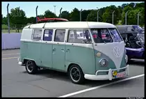 Ein Volkswagen-Bus T1 am 8. Juli 2012 beim K�fertreffen an der Steintrib�ne in N�rnberg.
