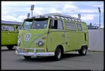 Ein Volkswagen-Bus T1 am 8. Juli 2012 beim K�fertreffen an der Steintrib�ne in N�rnberg.
