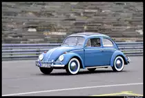 Ein  Mitzieher  von einem K�fer beim K�fertreffen an der Steintrib�ne am 8. Juli 2012 in N�rnberg.