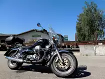 MOTO-GUZZI California-special steht f�r eine kleine Ausfahrt bereit; 120801