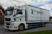 MAN Lkw T6X 18.360 in Rovaniemi/Finnland am Polarkreis gesehen am 22.6.2012.