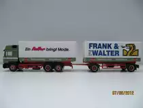 Umbau MAN F90 nach Vorbild der Spedition wandt.
Ma�stab: 1:87