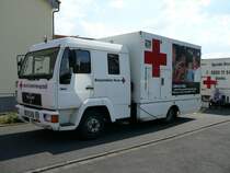 MAN 8.163 des Blutspendedienstes Hessen-Th�ringen am 09.06.08 in 36100 Petersberg-Marbach