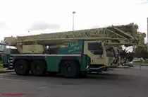 Liebherr LTM 1045-3.1 (Baujahr 2005) von ''H.N. Krane'', aufgenommen im �berseehafen Rostock am 9.8.2012.

Im aktuellen Produktprogramm von Liebherr taucht dieser 45t-Mobilkran nicht mehr auf. Jetzt gibt es den 1040 und den 1050 mit 40t bzw. 50t Nutzlast.

