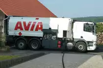 DAF CF als Heizoellieferfahrzeug der Firma KNITTEL, August 2012