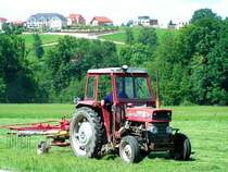 Massey Ferguson (135) mit Kreiselheuer; 080610