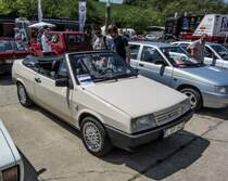 Lada Samara Natacha (Kabriolet) mit 1,5L 71 Ps Motor, wurde beim WTCC Rennen am 05-06.05.2012 ausgestellt.
