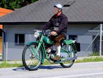 WANDERER-Motorrad in voller Fahrt; 120805