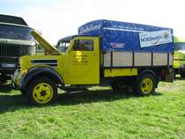 Pritschenwagen mit Plane Garant 30 K aus dem alten Landkreis Uecker-Randow beim 18. Oldtimer- und Traktoren-Treffen im AGRONEUM in Alt Schwerin [12.08.2012]

