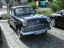 Dieser Moskwitsch aus dem Kreis Zittau hat es,am 17.August 2012,bis nach Bergen/Rgen geschafft.