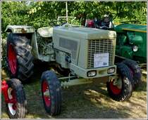 Hanomag Granit 500E; 2355 ccm; 48 Ps; 3 Zyl; Bj 1969; Aufgenommen beim Oldtimertreffen in Keispelt(L) am 12.08.2012. 