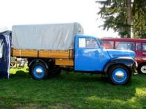 Pritschenwagen mit Plane Framo 901-2 aus dem Landkreis Harz beim 18. Oldtimer- und Traktoren-Treffen im AGRONEUM in Alt Schwerin [12.08.2012]
