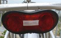 Fahrrad Rcklicht in den NL gesehen am 27/06/2012