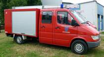 Ein Kleinlschfahrzeug der Freiwillige Feuerwehr Drtendorf. Foto 11.08.2012