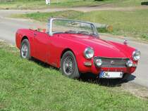 Cabriolet MG  MIDGED  aus dem Ennepe-Ruhr-Kreis (EN) beim 18. Oldtimer- und Traktoren-Treffen im AGRONEUM in Alt Schwerin [12.08.2012] 
