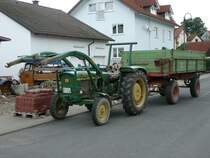 John Deere 920 am 11.06.08 in Fulda-Bernhards