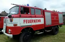 IFA W 50 Tankl�schfahrzeug TLF 16 der Freiwillige Feuerwehr Langenwetzendorf. 
Zusehn beim Fest 125 Jahre Freiwillige Feuerwehr Triebes. Foto 11.08.2012 