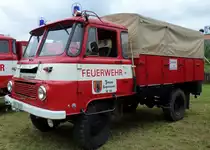 Robur L�schgruppenfahrzeug LF der Freiwillige Feuerwehr Langenwetzendorf. Zusehn beim Fest 125 Jahre Freiwillige Feuerwehr Triebes. Foto 11.08.2012 