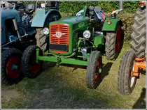 Hella Lanz D 12; Bj 1953; 850 ccm; 1 Zyl; 12 Ps,  aufgenommen beim Oldtimertreffen in Keispelt(L) am 12.08.2012. 