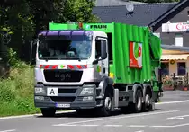 MAN M�llwagen bei Kommern - 10.08.2012