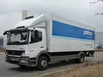 Mercedes Benz Atego 1218 K�hltransporter profresh Billhardt in Herten geparkt fahren u.a. f�r Schober 04/03/2012

