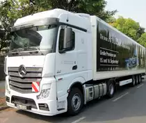 New MB Actros 1845 am 21.08.2012 in Berlin geparkt.