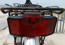 Fahrrad R�cklicht rechteckiger Typ mit LED Standlicht in den NL am 28,06,2012