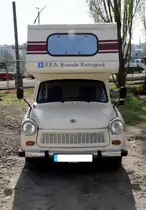 Ein Trabant P 601 Wohnmobil. Foto 28.04.2012