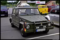 Ein K�belwagen von Volkswagen am 8. Juli 2012 beim K�fertreffen an der Steintrib�ne in N�rnberg.