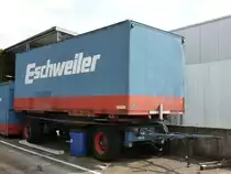 Eschweiler Anh�nger mit Wechselkoffer Spedition aus Herten am 22.08.2012