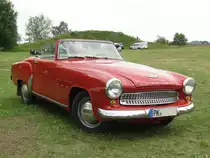Wartburg 313/1 Sport-Roadster aus dem ehem. Kreis Pritzwalk beim 13. Perleberger Oldtimer- und Milit�rfahrzeugtreffen, Flugplatz Perleberg [10.07.2011]