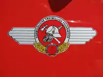 Emblem der freiwilligen Feuerwehr in der DDR, Meetzen [17.08.2008]