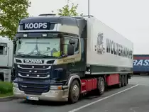SCANIA R420 WOLTER KOOPS K�hlkoffersattelzug in RE am 02.05.2012