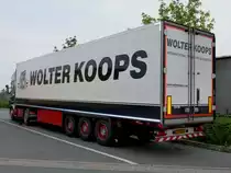 SCANIA R420 WOLTER KOOPS K�hlkoffersattelzug in RE am 02.05.2012 R�ckanscicht

