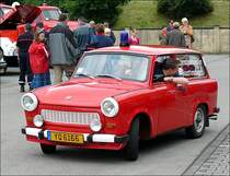 Die Jugendsektion der Feuerwehr aus Bastendorf hat diesen Trabi wieder auf Hochglanz gebracht. 07.06.08