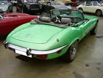 Heckansicht eines Jaguar E Type Series 3. Classic Remise D�sseldorf am 25.08.2012.