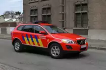 Einsatzleitwagen Volvo XC60 4x4 Ausbau AB Technics der Feuerwehr Kasterlee (Zone Taxandria), Aufnahme am 21.07.2009 in Brussel nach Anlass des Nationalfeiertags 
