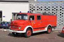 Tankl�schfahrzeug TLF 16 Mercedes-Benz LF1113 Aufbau Ziegler & Geens der Feuerwehr Bornem, Aufnahme am 25.09.2011 in Schoten aus Anlass der Umzug f�r 100 Jahr-Feier  brandweer Schoten 