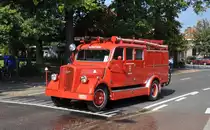 L�schgruppenfahrzeug LF 15 Opel-Blitz Aufbau Fischer, G�rlitz der Feuerwehr Schoten, Aufnahme am 25.09.2011 aus Anlass der Umzug f�r 100-Jahr Feier  brandweer Schoten 