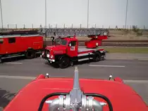 Drehleiter auf IFA S4000 in Torgelow zur 125. Jahrfeier.25.08.2012 Dieses Schmuckst�ck kommt aus Templin/Brandenburg.