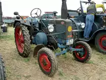Lanz steht bei der Oldtimerausstellung am Baiersr�der Hof, August 2012
