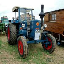 Lanz steht bei der Oldtimerausstellung am Baiersr�der Hof, August 2012