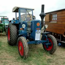 Lanz steht bei der Oldtimerausstellung am Baiersr�der Hof, August 2012
